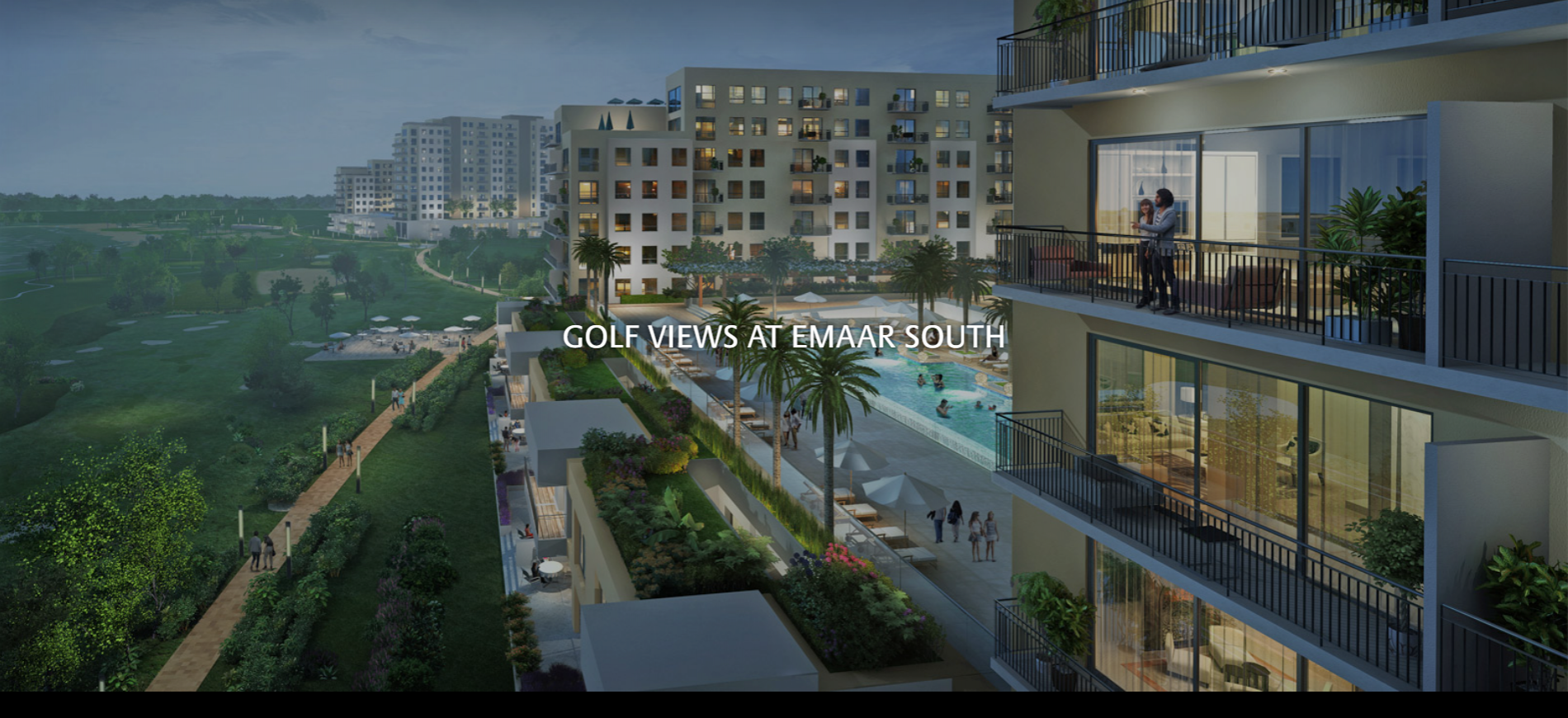 Golf View: Emaar South's Serene 1, 2 & 3-Bedroom Apartments